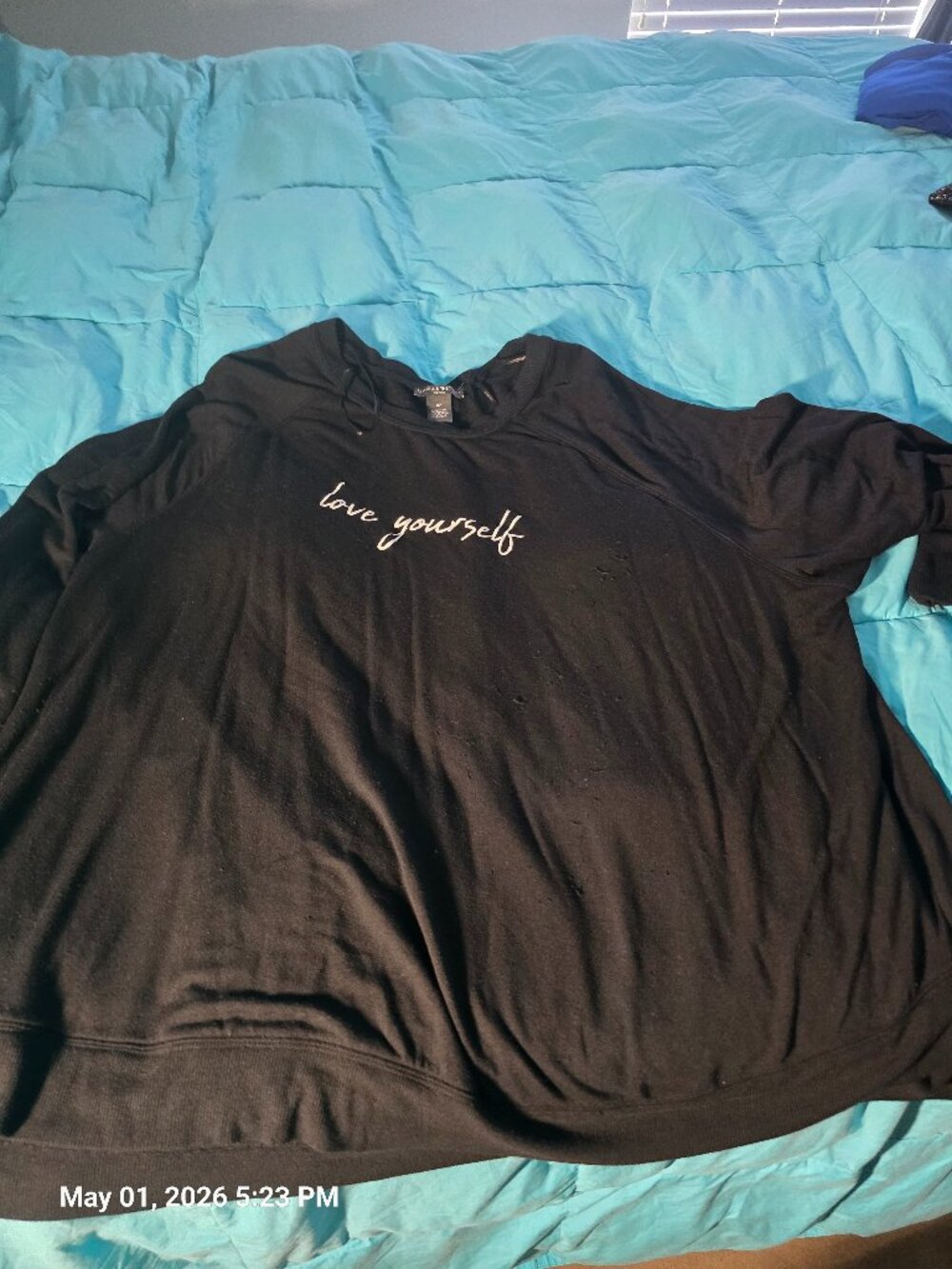 “Love Yourself” Black Sweatshirt